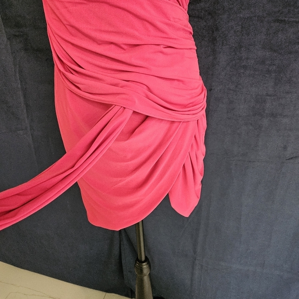 NWT Ieena Mac Duggal 11565 Strapless Sweetheart Neckline Ruched Dress Mini Sz 6 - Picture 6 of 13